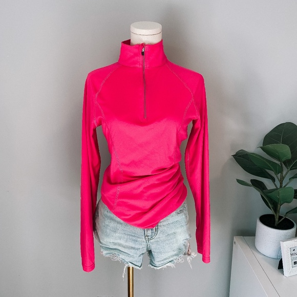 DANSKIN Pink Quarter Zip | Workout Athletic Wear - Picture 1 of 6
